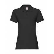 Damska Koszulka Polo Premium - black