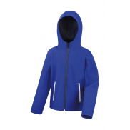 Dziecięcy softshell z kapturem TX Performance - royal/navy