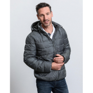 Męska kurtka z kapturem Nano - black