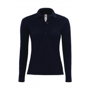 Polo damskie Safran Pure LSL/women - navy