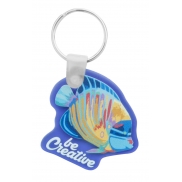 Brelok własnego projektu - transparentny niebieski