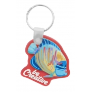 Brelok własnego projektu - transparentny czerwony