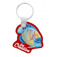 Brelok własnego projektu - czerwony