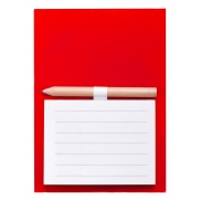 Magnetyczny notatnik - czerwony