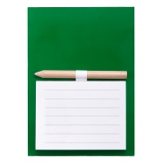 Magnetyczny notatnik - zielony