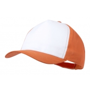 Czapka z daszkiem - pomarańcz