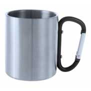 Kubek ze stali nierdzewnej - czarny