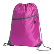 Worek ze sznurkami - fuksji