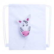 Worek ze sznurkami - biały