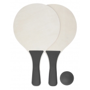 Zestaw do tenisa plażowego - czarny