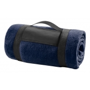 Koc polarowy - ciemno niebieski