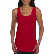 Damski Tank Top Softstyle - cherry red