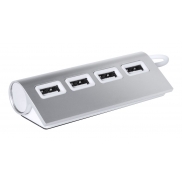 USB hub - srebrny