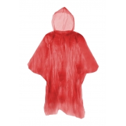 Poncho - czerwony