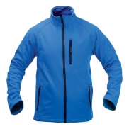 Kurtka softshell - niebieski - M