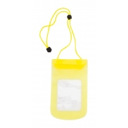 Wodoodporny pokrowiec na telefon - żółty