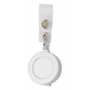 Uchwyt na ski pass - srebrny