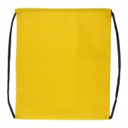 Worek ze sznurkami - żółty