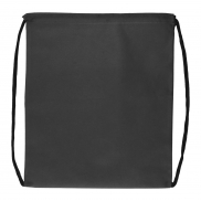 Worek ze sznurkami - czarny