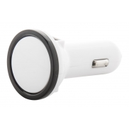 ładowarka samochodowa USB - biały