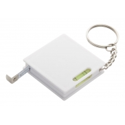 Taśma miernicza z brelokiem - biały