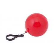 Ponczo w breloku - czerwony