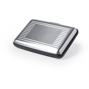 Etui na karty - srebrny