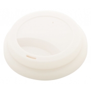 Personalizowany kubek termiczny, pokrywka - biały