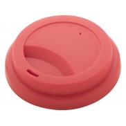 Personalizowany kubek termiczny, pokrywka - czerwony