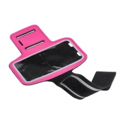 Opaska na ramię z uchwytem na telefon - fuksji