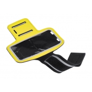 Opaska na ramię z uchwytem na telefon - żółty