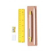 Zestaw piśmienniczy - żółty