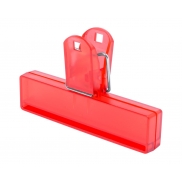 Zacisk do torebek - czerwony