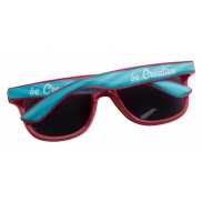 Okulary przeciwsłoneczne - czerwony