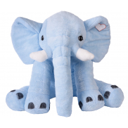Duży pluszowy słoń LOUNIS, niebieski
