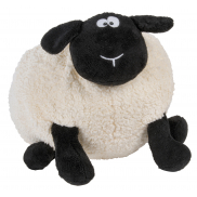 Duża pluszowa owca SAMIRA, , biały, czarny