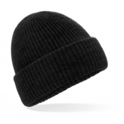 Czapka Cosy Ribbed - black marl