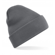 Czapka Beanie z recyklingu - graphite grey