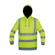 Odblaskowa bluza z kapturem Hi-Vis 'Cork' - yellow