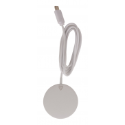 Magnetyczna ładowarka indukcyjna - srebrny