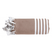 Ręcznik plażowy - brązowy