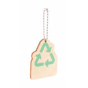 Brelok, recykling - naturalny