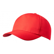 Dziecięca czapka z daszkiem - czerwony