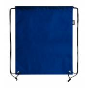 Worek ze sznurkami RPET - ciemno niebieski