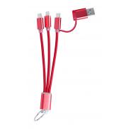 Kabel USB / brelok - czerwony