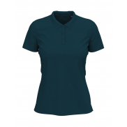 Damskie Stretch Polo - marina blue