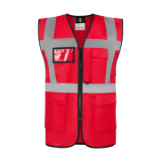 Kamizelka odblaskowa 'Hamburg' - red
