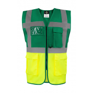 Kamizelka odblaskowa 'Hamburg' - paramedic green/yellow