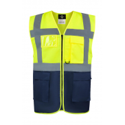 Kamizelka odblaskowa 'Hamburg' - yellow/navy