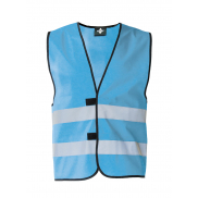 Kamizelka odblaskowa 'Dortmund' - sky blue